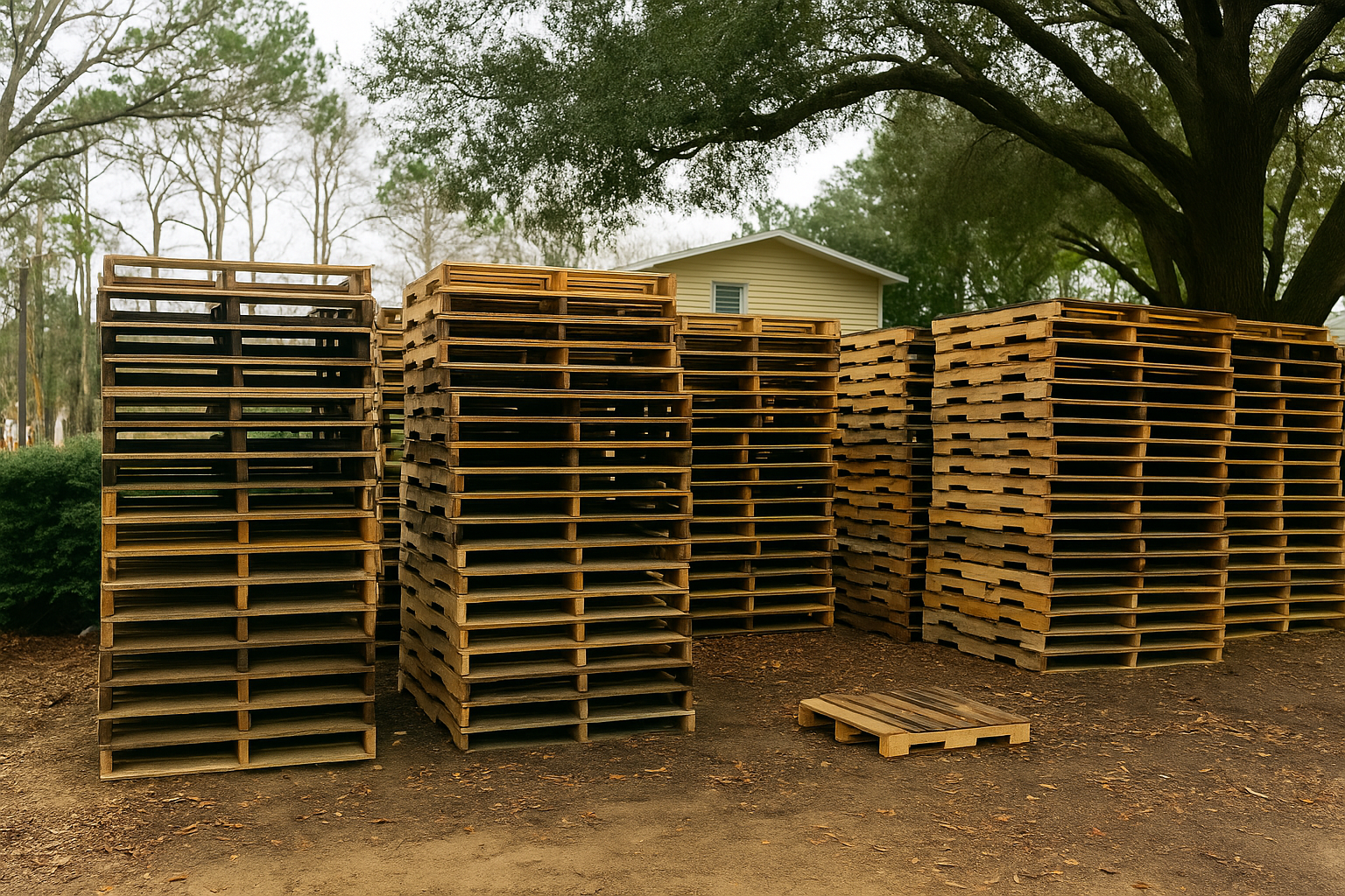 Pallet warehouse facility